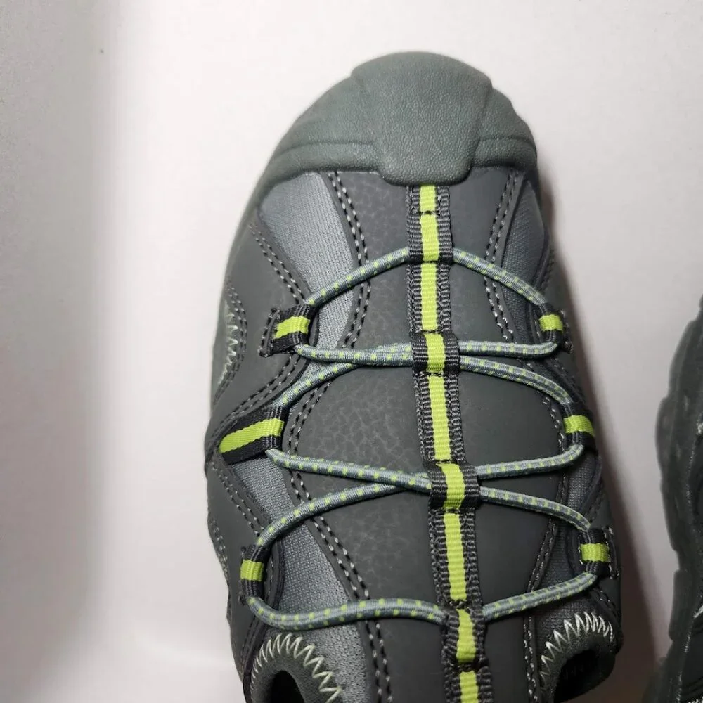 Merrell Unisex Child Hydro 2 Sandals Water Shoes Velcro Size 6 Green Gray